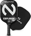 Pickleball Paddles Set of 2/4/1, USAPA Approved Carbon Fiber & Fiberglass Hybrid, Easy Power, Polypropylene Honeycomb Core, Cushioned 4.72" Grip, Bag/Cover, Pickleball Paddle Set for Men Women