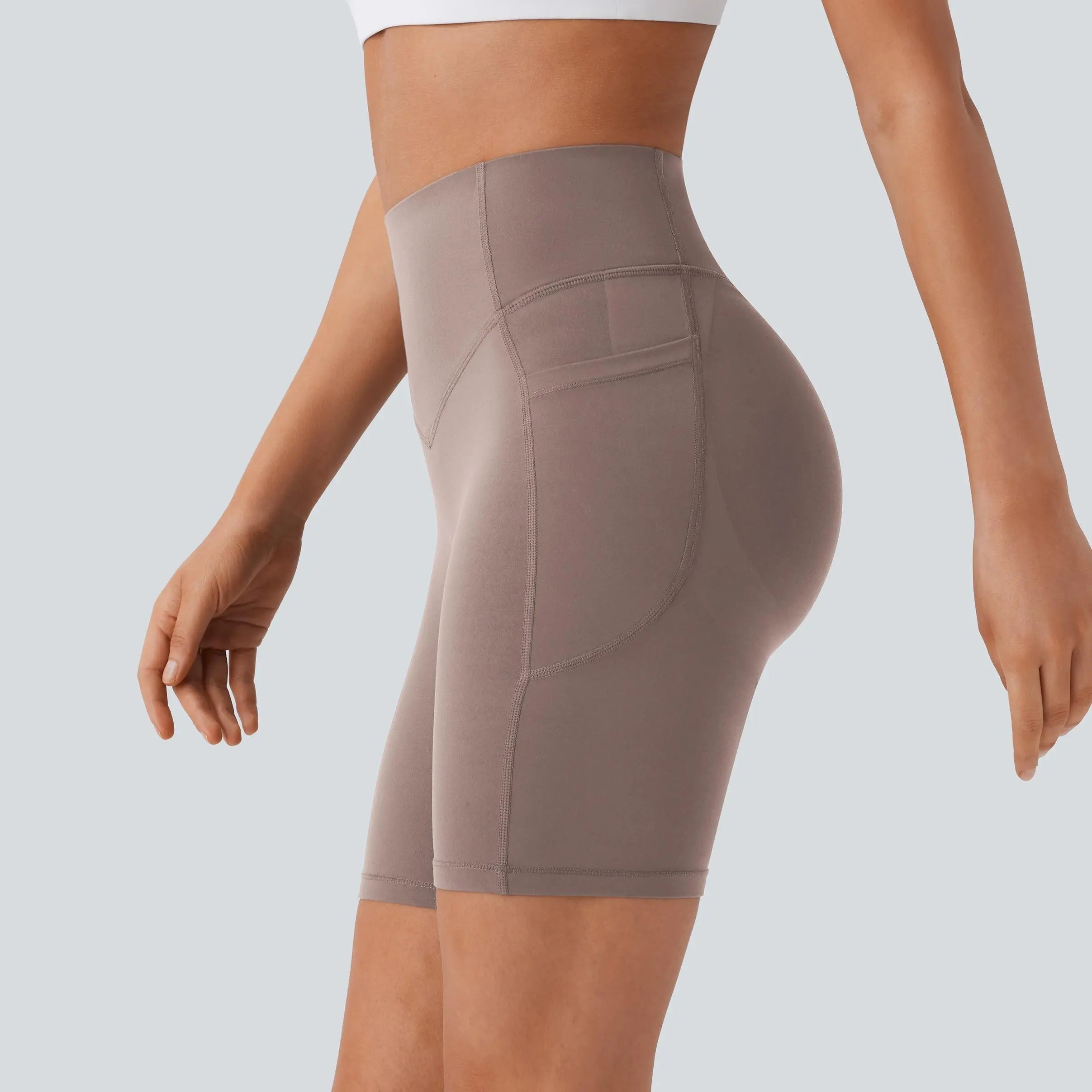 【Creator’S Pick】Halara Ultrasculpt High Waisted Scrunch Butt Lifting Tummy Control Pocket Shaping Workout Biker Shorts 5"/7" #Swimweek