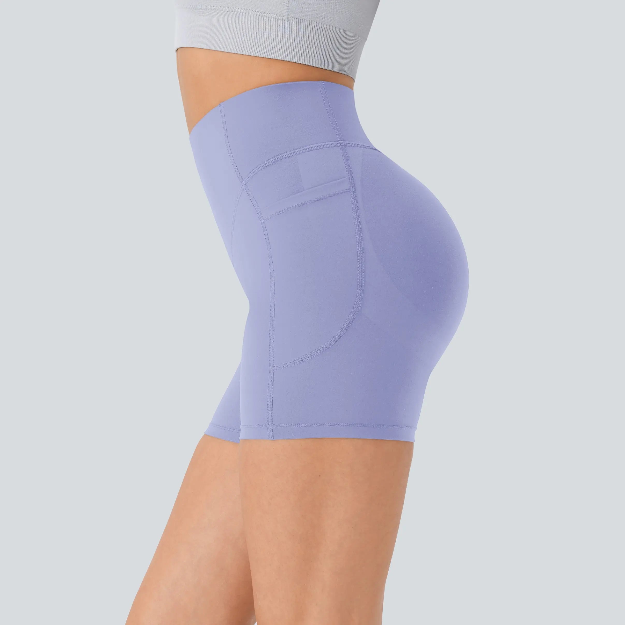 【Creator’S Pick】Halara Ultrasculpt High Waisted Scrunch Butt Lifting Tummy Control Pocket Shaping Workout Biker Shorts 5"/7" #Swimweek