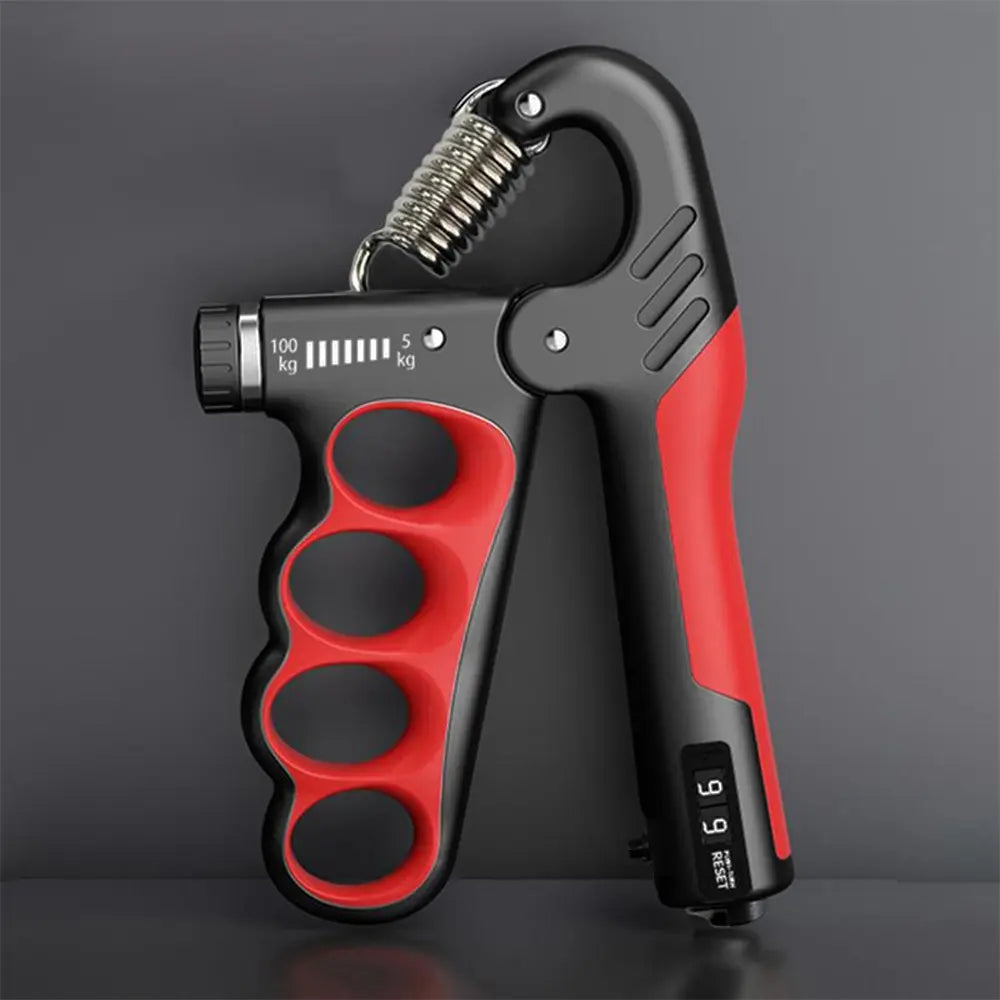 LINGPENG Adjustable Hand Grip Strength Trainer, Hand Grips for Strength Training, Handgrip, 5-100Kg Hand Grip Strengthener with LCD Display, Hand Strengthening Training Equipment, Fitness Equipment for Home Gym Workout, Hand Gripper #GLOBAL PICKS