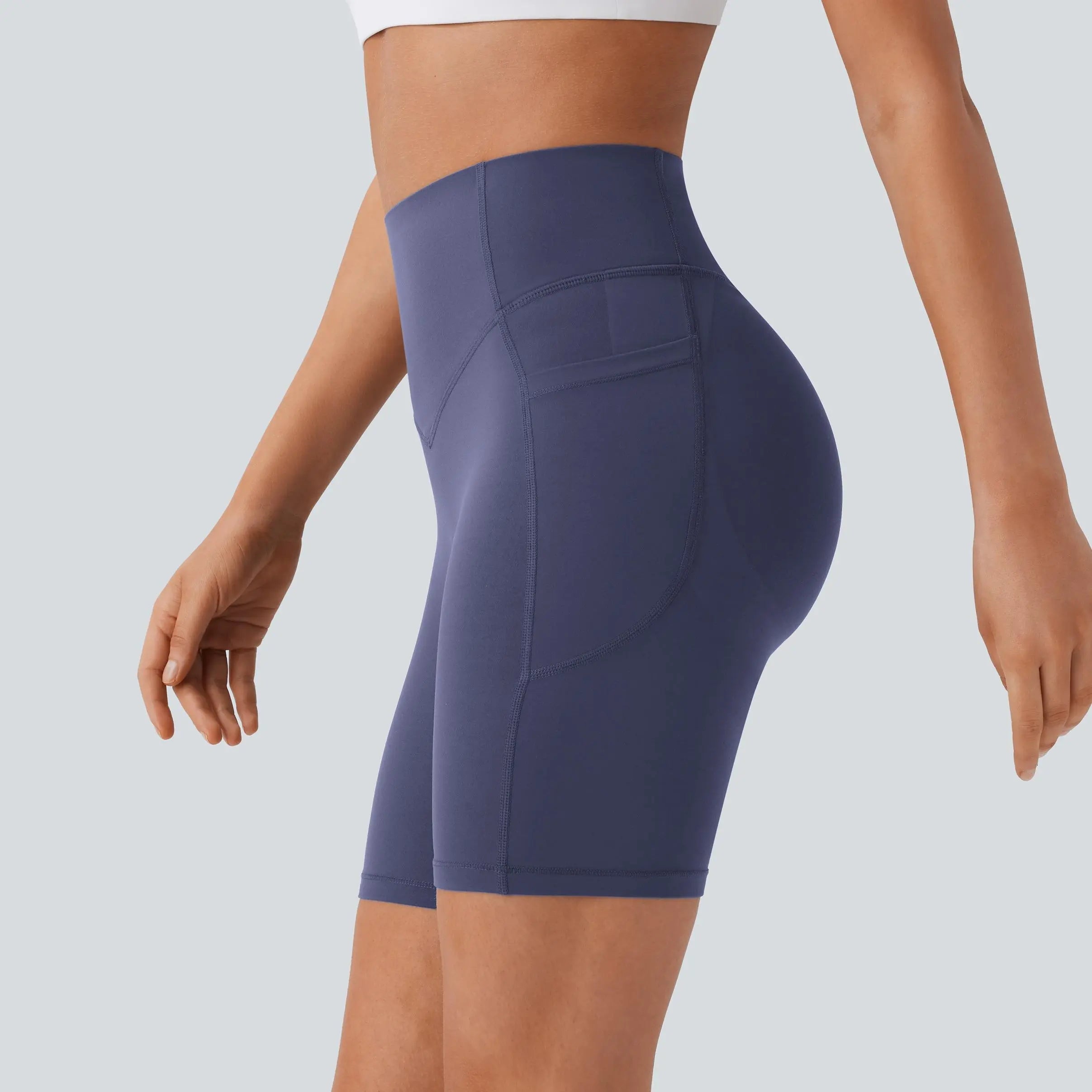 【Creator’S Pick】Halara Ultrasculpt High Waisted Scrunch Butt Lifting Tummy Control Pocket Shaping Workout Biker Shorts 5"/7" #Swimweek