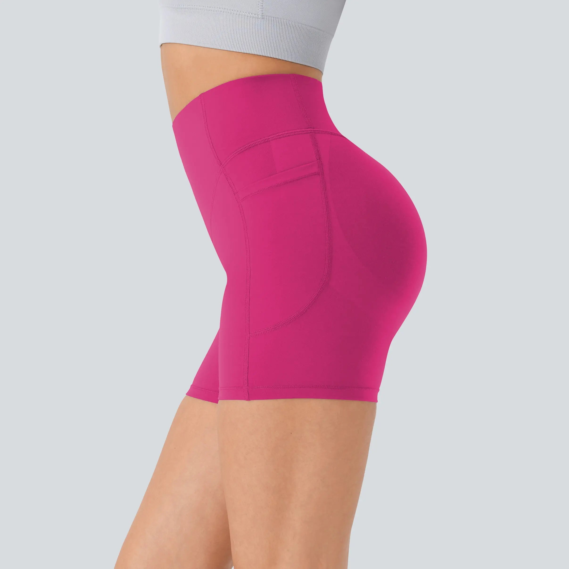 【Creator’S Pick】Halara Ultrasculpt High Waisted Scrunch Butt Lifting Tummy Control Pocket Shaping Workout Biker Shorts 5"/7" #Swimweek