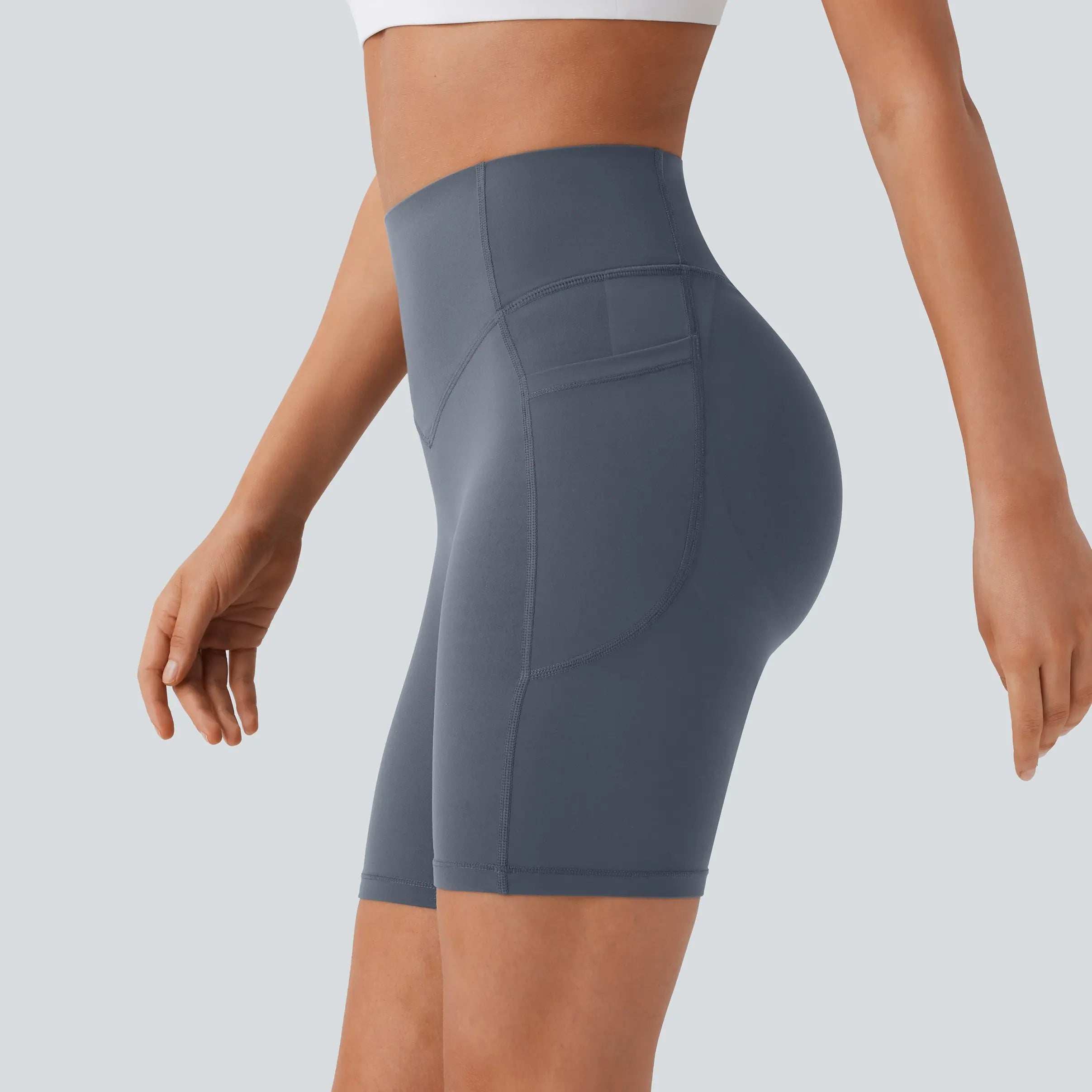 【Creator’S Pick】Halara Ultrasculpt High Waisted Scrunch Butt Lifting Tummy Control Pocket Shaping Workout Biker Shorts 5"/7" #Swimweek