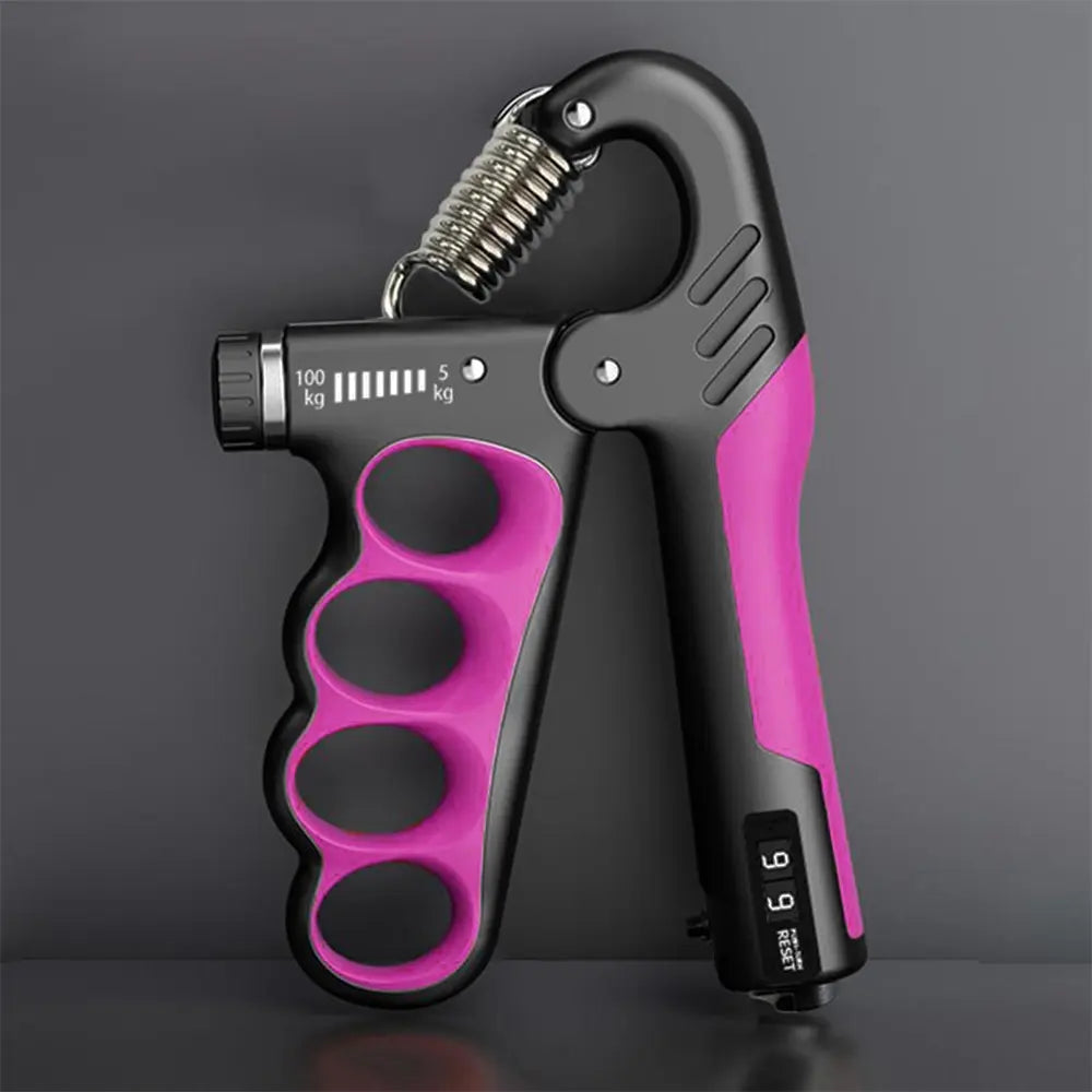 LINGPENG Adjustable Hand Grip Strength Trainer, Hand Grips for Strength Training, Handgrip, 5-100Kg Hand Grip Strengthener with LCD Display, Hand Strengthening Training Equipment, Fitness Equipment for Home Gym Workout, Hand Gripper #GLOBAL PICKS