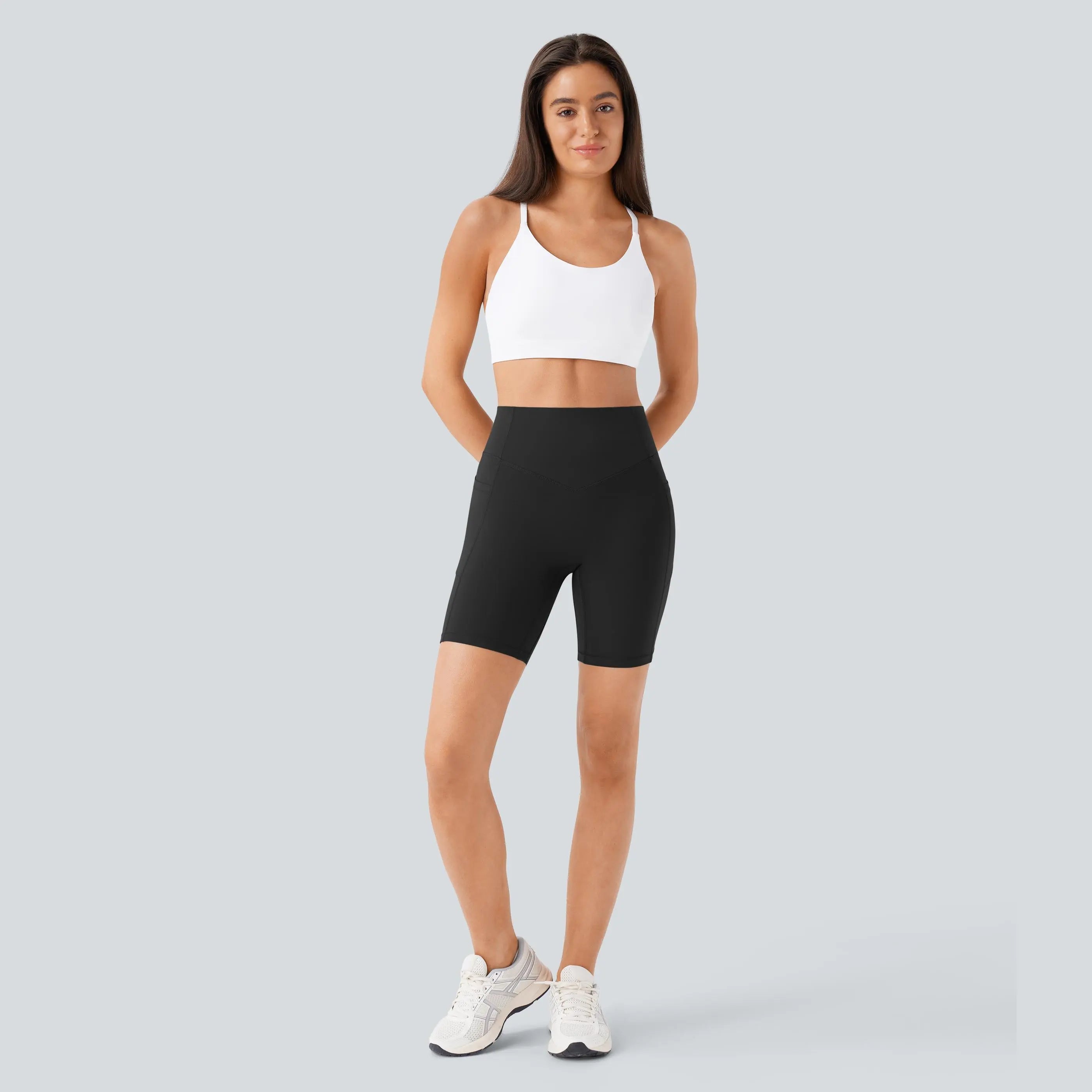 【Creator’S Pick】Halara Ultrasculpt High Waisted Scrunch Butt Lifting Tummy Control Pocket Shaping Workout Biker Shorts 5"/7" #Swimweek