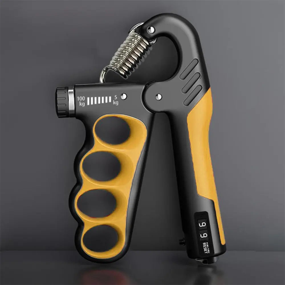 LINGPENG Adjustable Hand Grip Strength Trainer, Hand Grips for Strength Training, Handgrip, 5-100Kg Hand Grip Strengthener with LCD Display, Hand Strengthening Training Equipment, Fitness Equipment for Home Gym Workout, Hand Gripper #GLOBAL PICKS