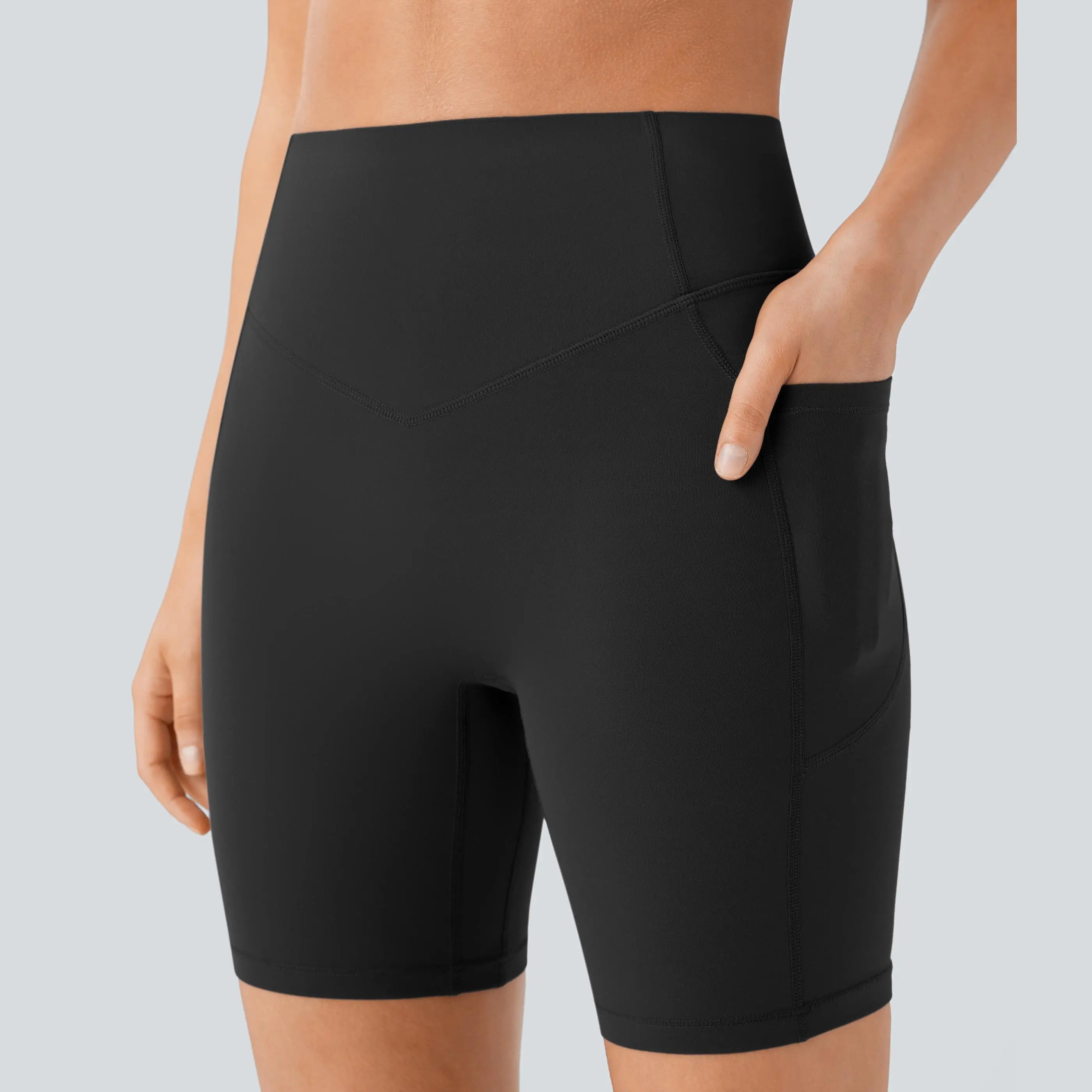【Creator’S Pick】Halara Ultrasculpt High Waisted Scrunch Butt Lifting Tummy Control Pocket Shaping Workout Biker Shorts 5"/7" #Swimweek
